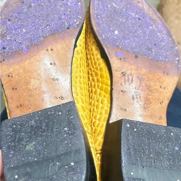 Yellow Gold 🐊 Croc Cowboy Boots - Picture 8 of 8